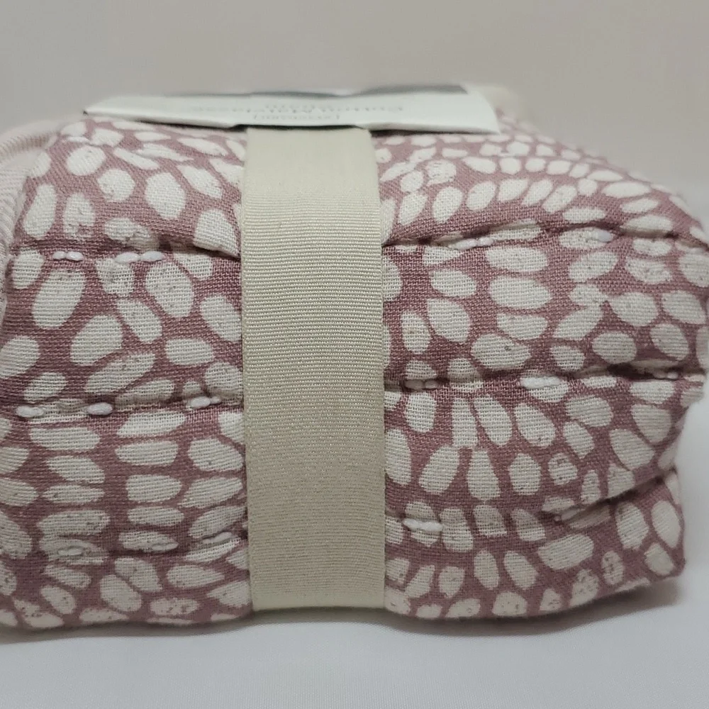 🎉$3 WITH PURCHASE🎉Threshold STD Boho Reversible Matelasse Swirl Quilted Sham - Picture 16 of 16